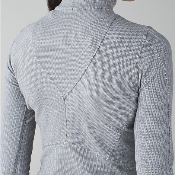 Great Condition lululemon White Slate Heathered Herringbone Kanto size 8 - Picture 5 of 7